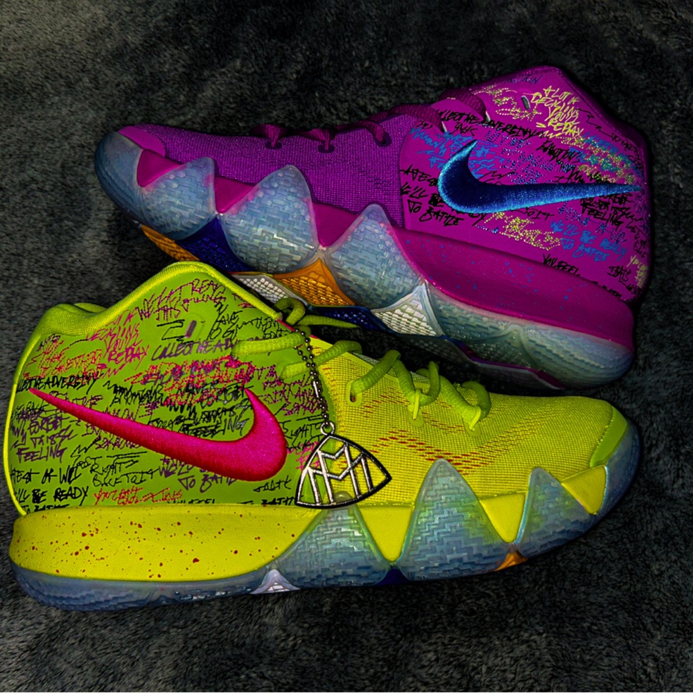 Kyrie 4 CONFETTI/MAYBACH Collab. Size 10, BRAND NEW/NEVER WORN- comparable price